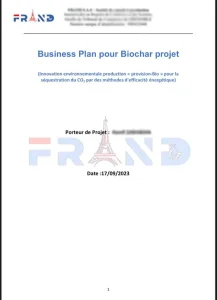 نمونه پروژه ویزای تلنت فرانسه بخش اول